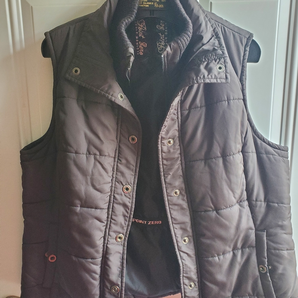 Ladies down filled vest